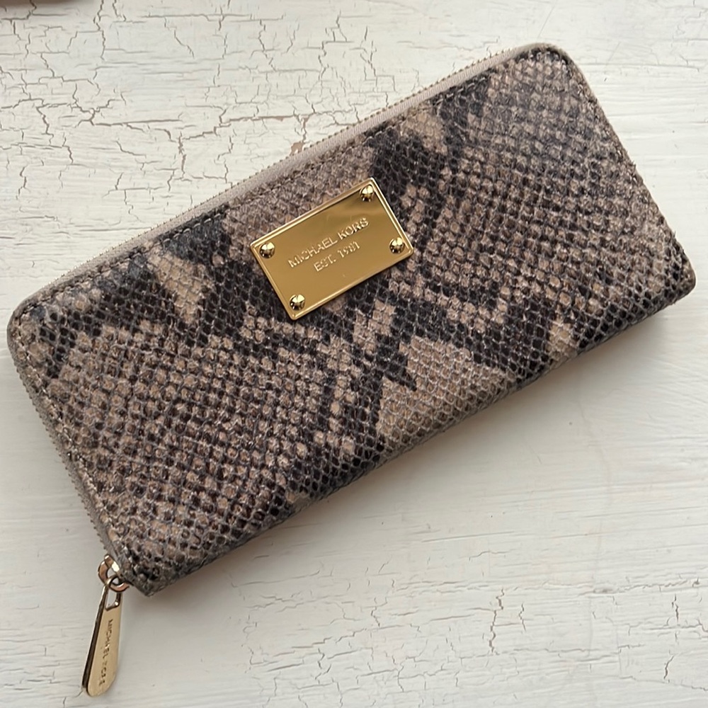 M. Kors Zip Wallet